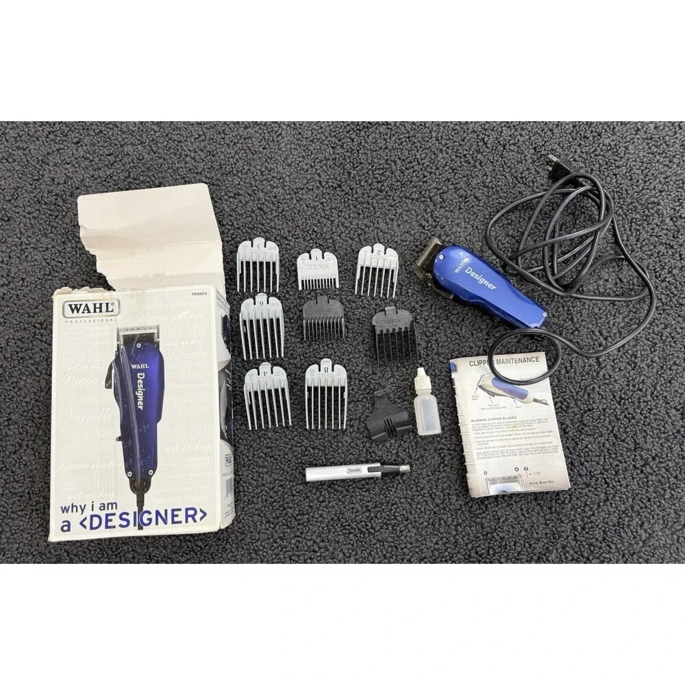 WAHL Designer Professional Vibrator Clipper  Model 8355-3501 Open-Box